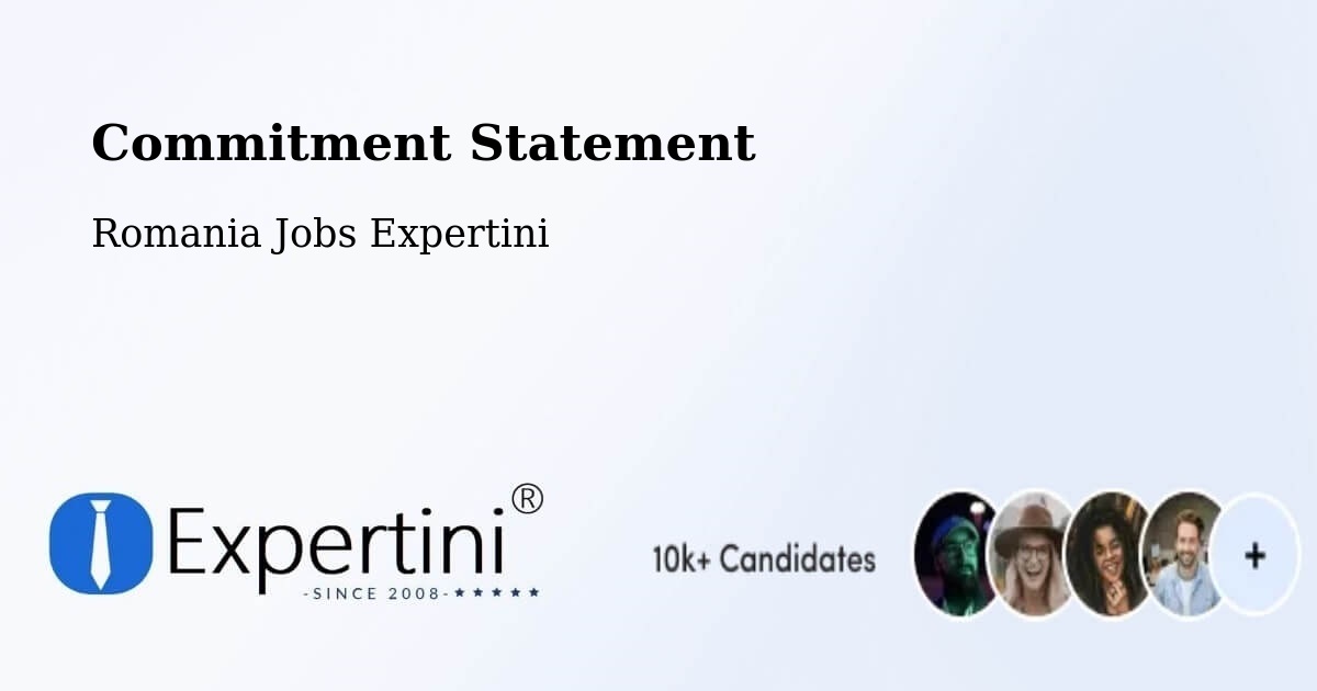 Corporate Commitment – Comuna Mărunţei - Romania Jobs Expertini